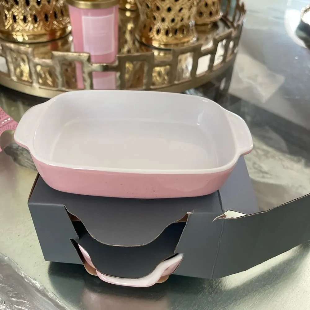 Bread + Butter Ceramic 7in Blush Mini Bakers Set of 2